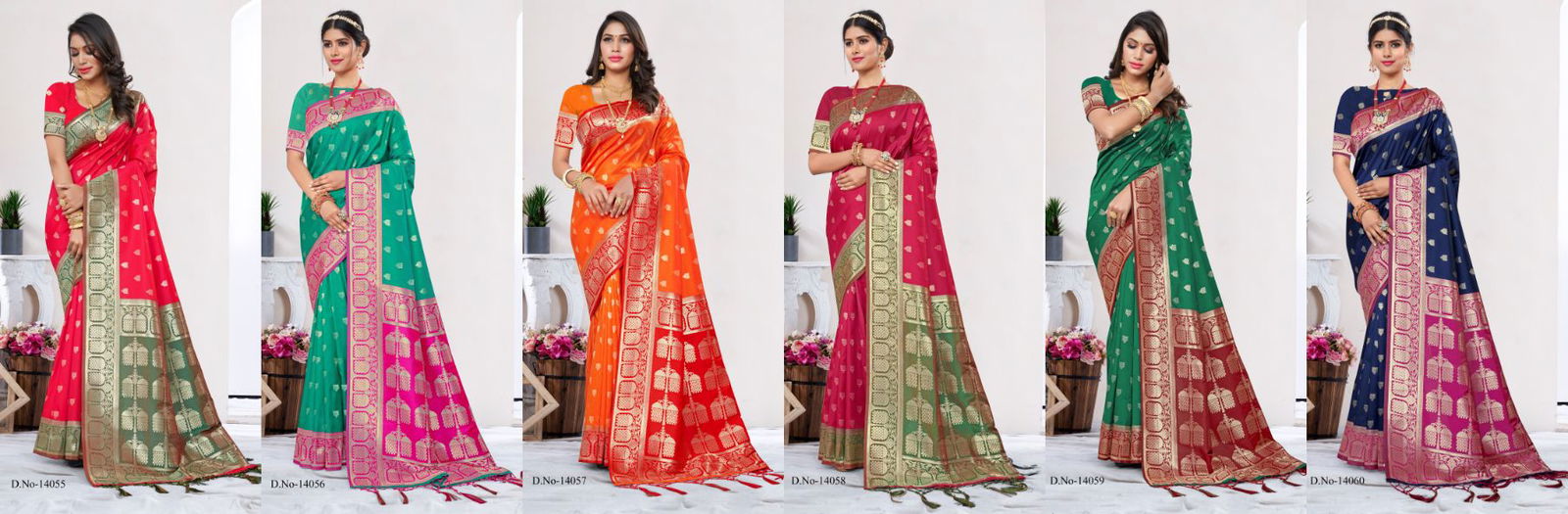 Bunawat Albeli Designer Banarasi Silk Sarees Catalog
